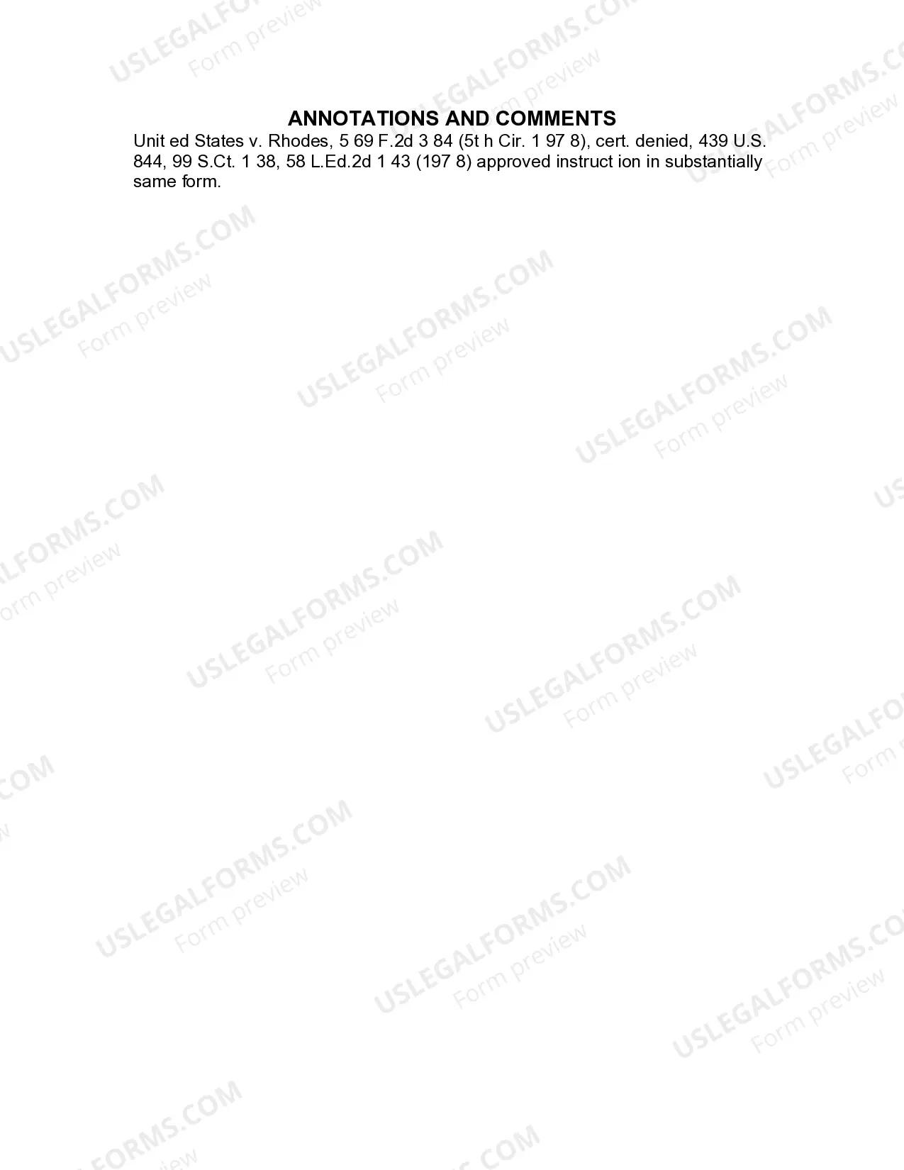 Preview Jury Instruction - Alibi