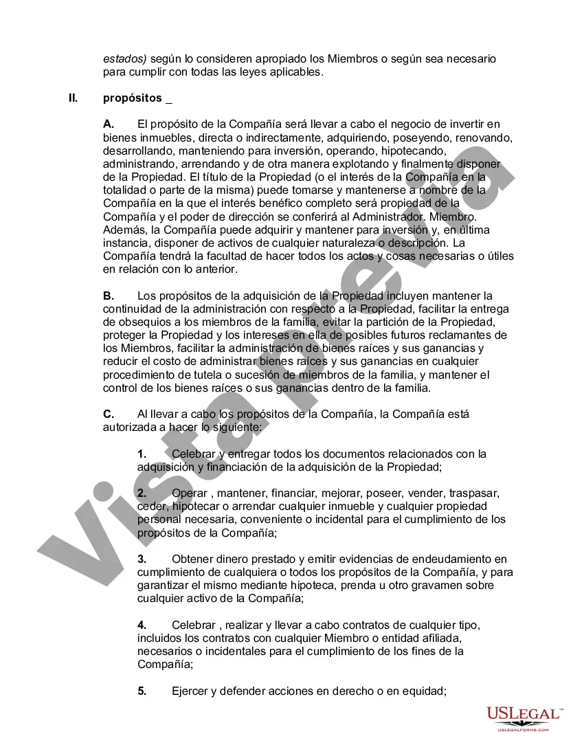 Preview Inversiones inmobiliarias XYZ, LLC