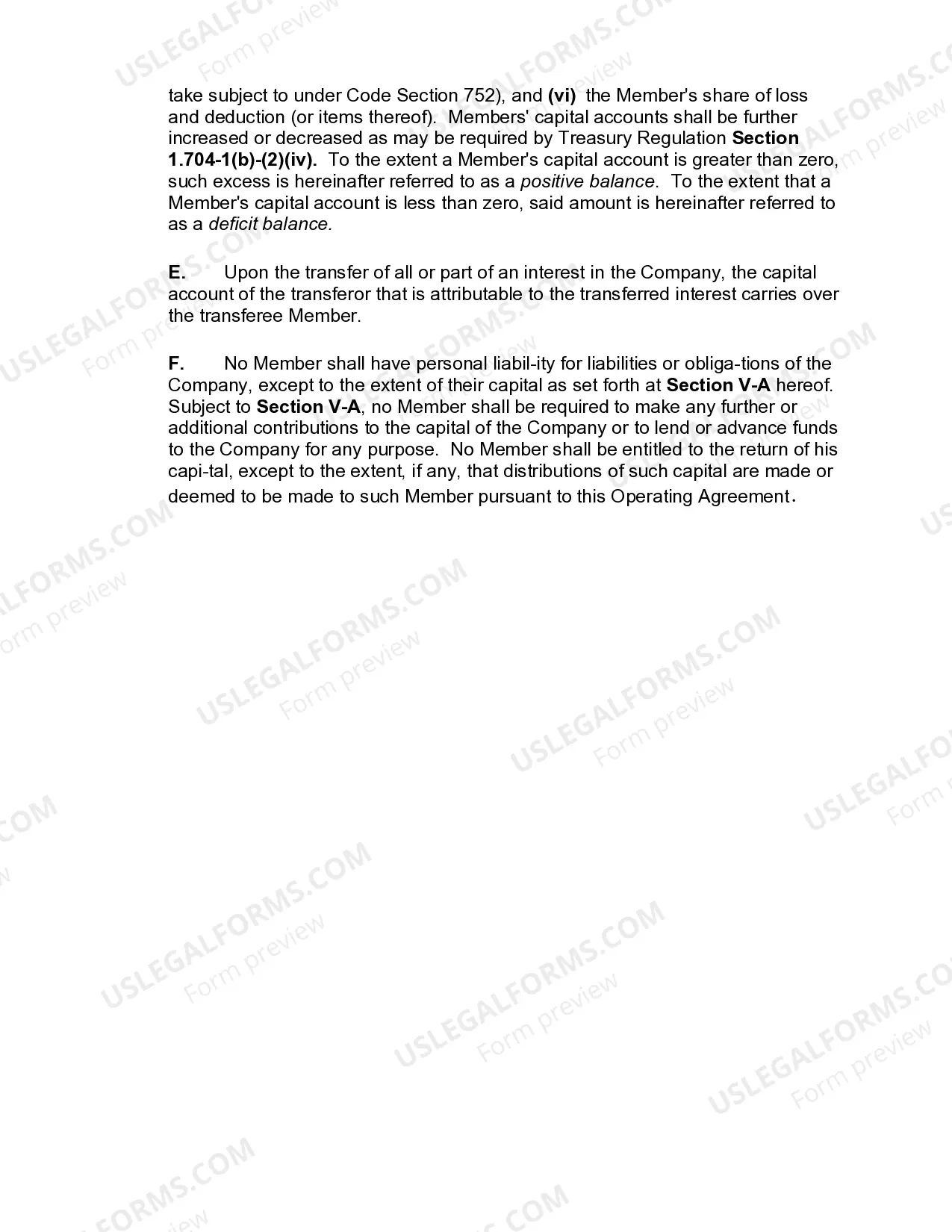 Preview XYZ Real Estate Investments, LLCOperating Agreement