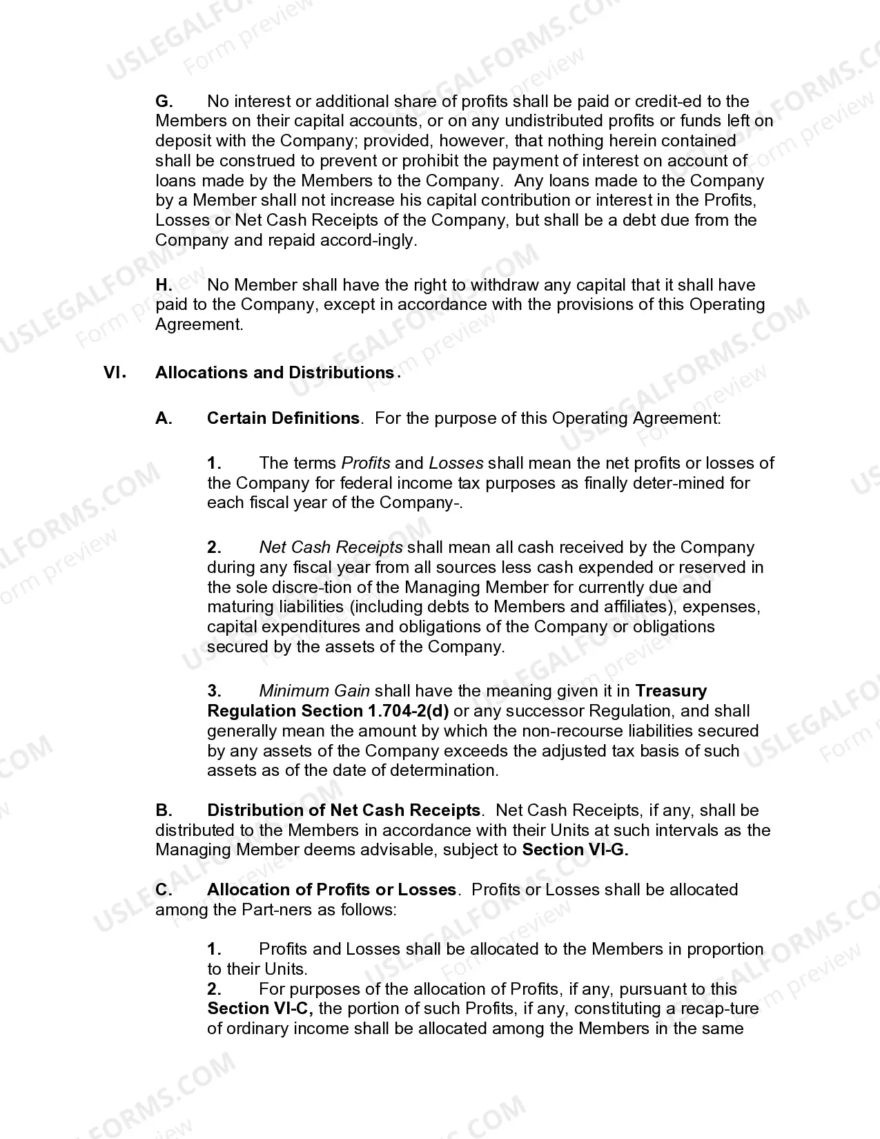 Preview XYZ Real Estate Investments, LLCOperating Agreement