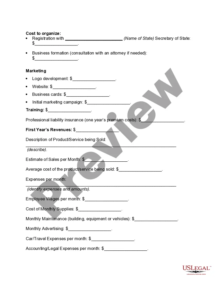 Get Detailed Outline and Content of a Business Plan Preview Detailed Outline and Content of a Business Plan