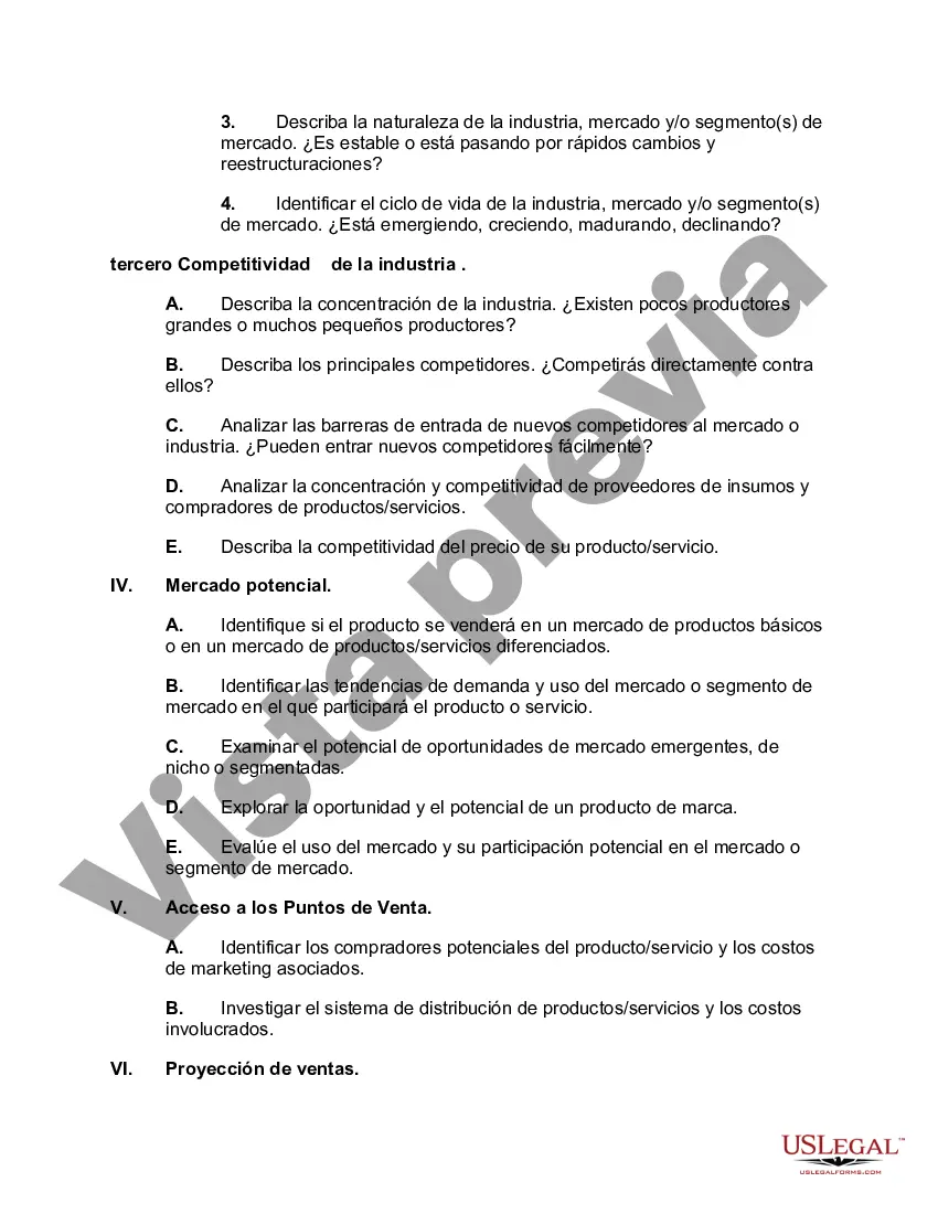 Preview Esquema del estudio de factibilidad