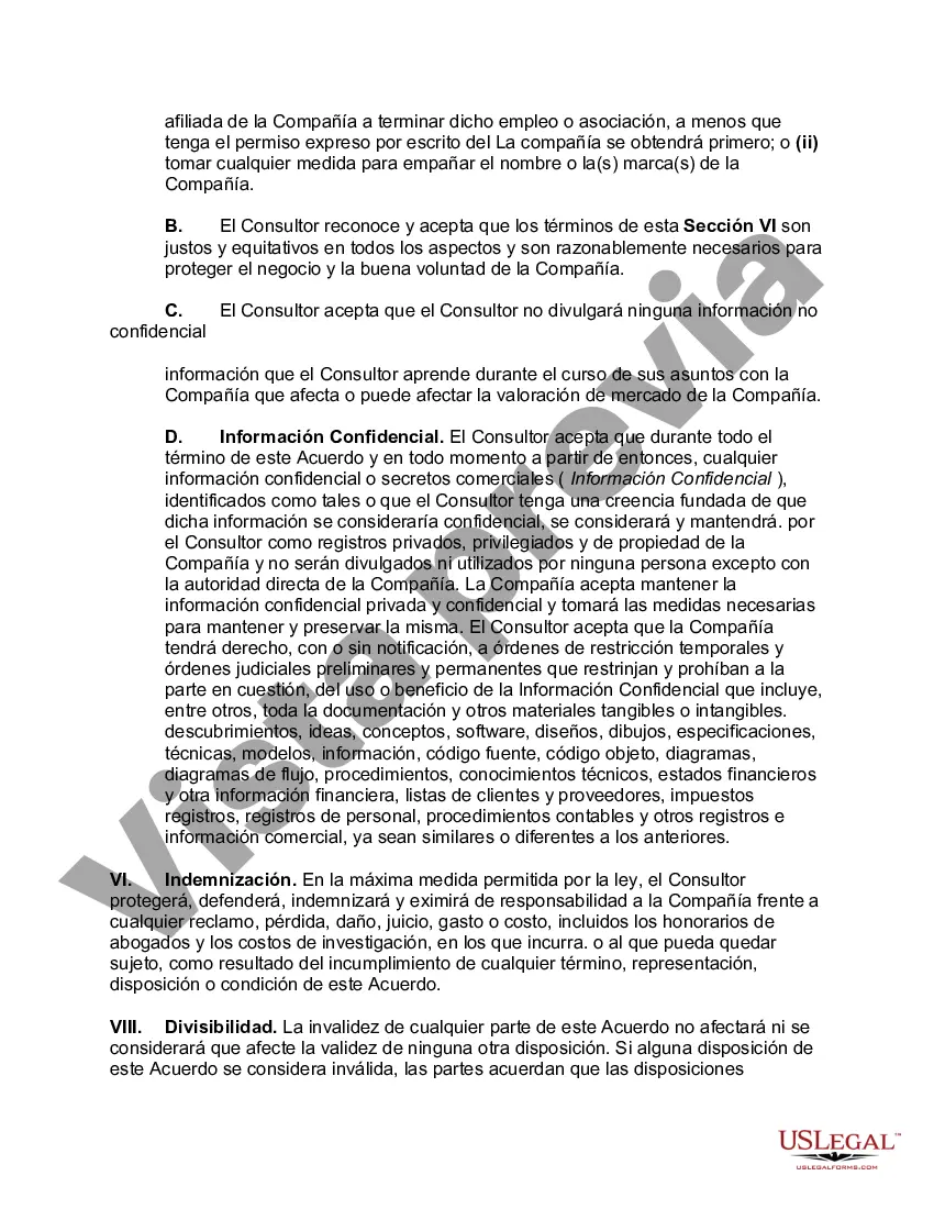 Preview Acuerdo de consultoría mes a mes para servir como consultor de medios y manejar todas las relaciones públicas