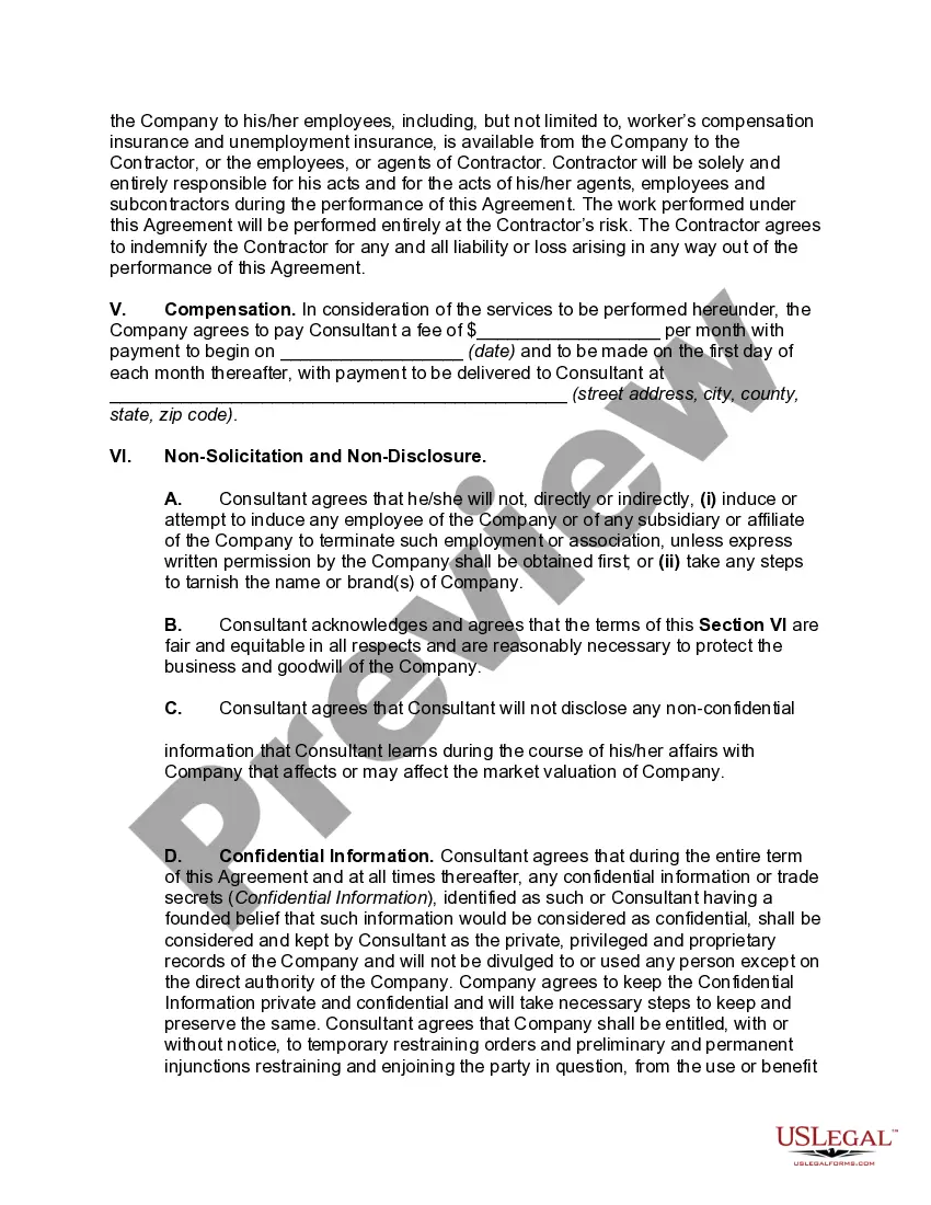 Get Month to Month Consulting Agreement to Serve as Media Consultant and Handle all Public Relations Preview Month to Month Consulting Agreement to Serve as Media Consultant and Handle all Public Relations