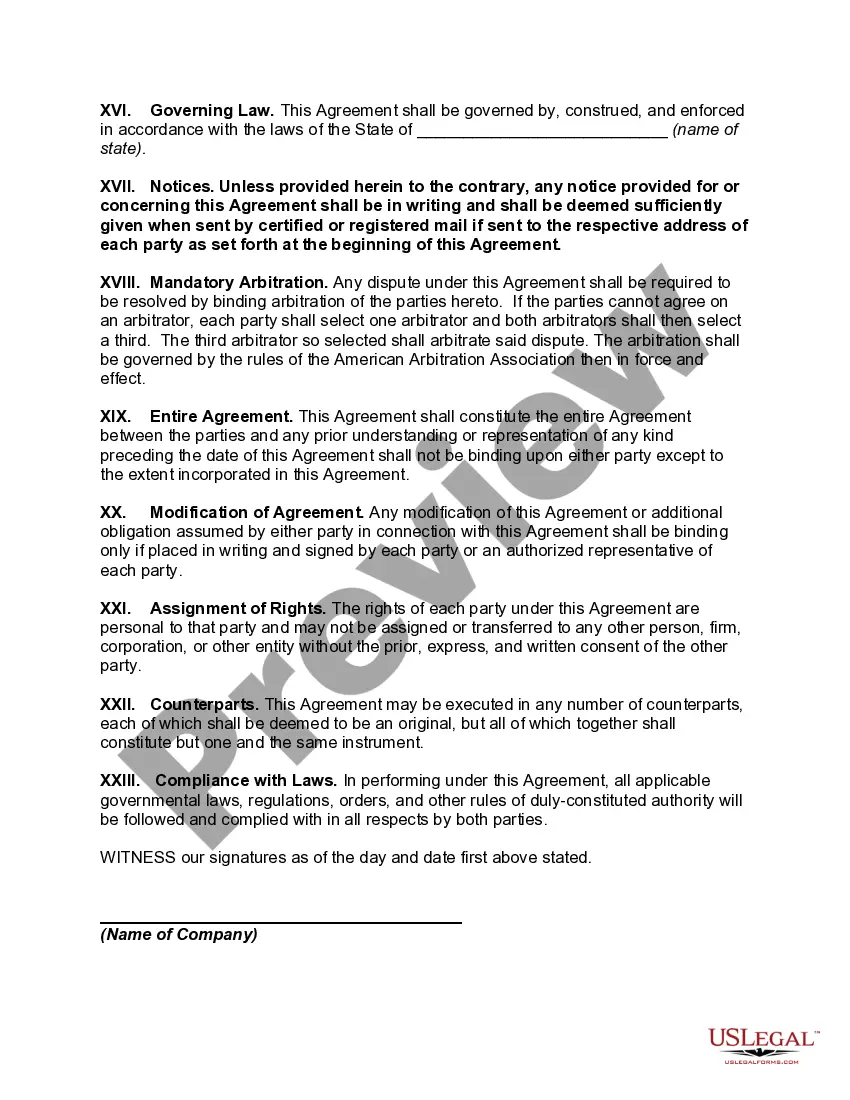 Get Contract with Independent Contractor with Provisions for Termination with and without Cause, Confidential Information, and Right to Independent Contractor's Work Product and Inventions Preview Contract with Independent Contractor with Provisions for Termination with and without Cause, Confidential Information, and Right to Independent Contractor's Work Product and Inventions
