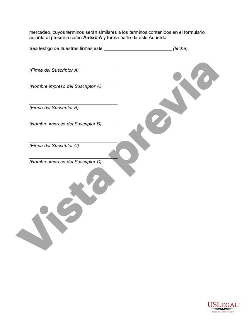 Preview Acuerdo de Pre-Constitución de Asociación Cooperativa de Agricultores No Ganaderos