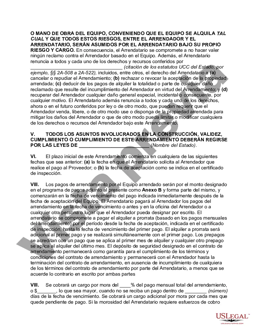 Preview Arrendamiento financiero de equipos