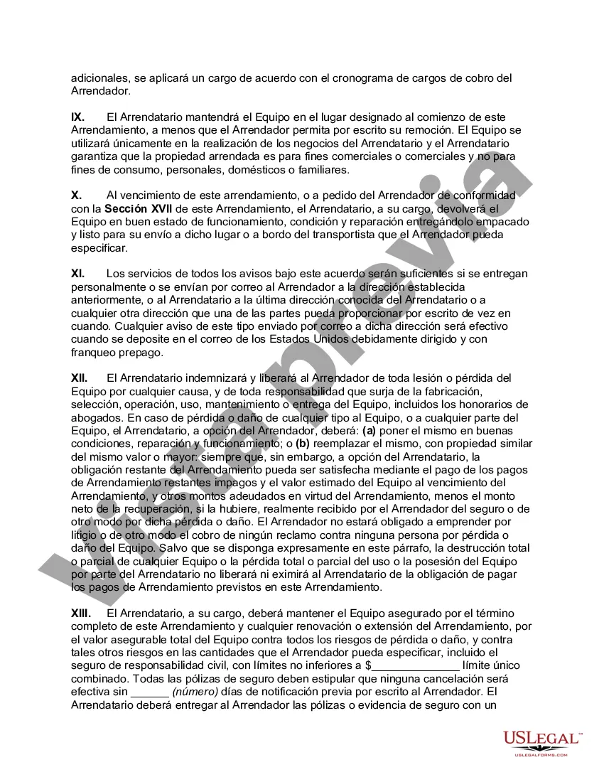 Preview Arrendamiento financiero de equipos