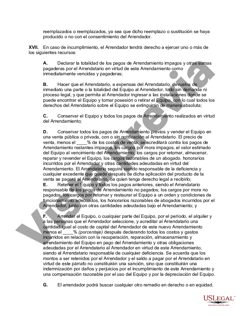 Preview Arrendamiento financiero de equipos