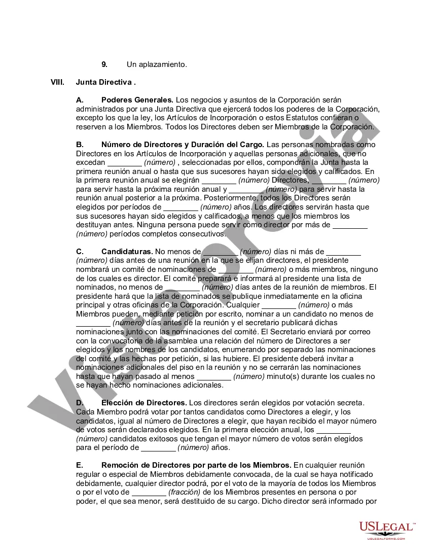 Preview Estatutos Sociales de Cooperativa de Apartamentos - Sociedad Anónima