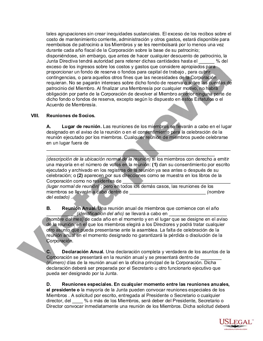 Preview Estatutos Sociales de Cooperativa de Apartamentos - Sociedad Anónima
