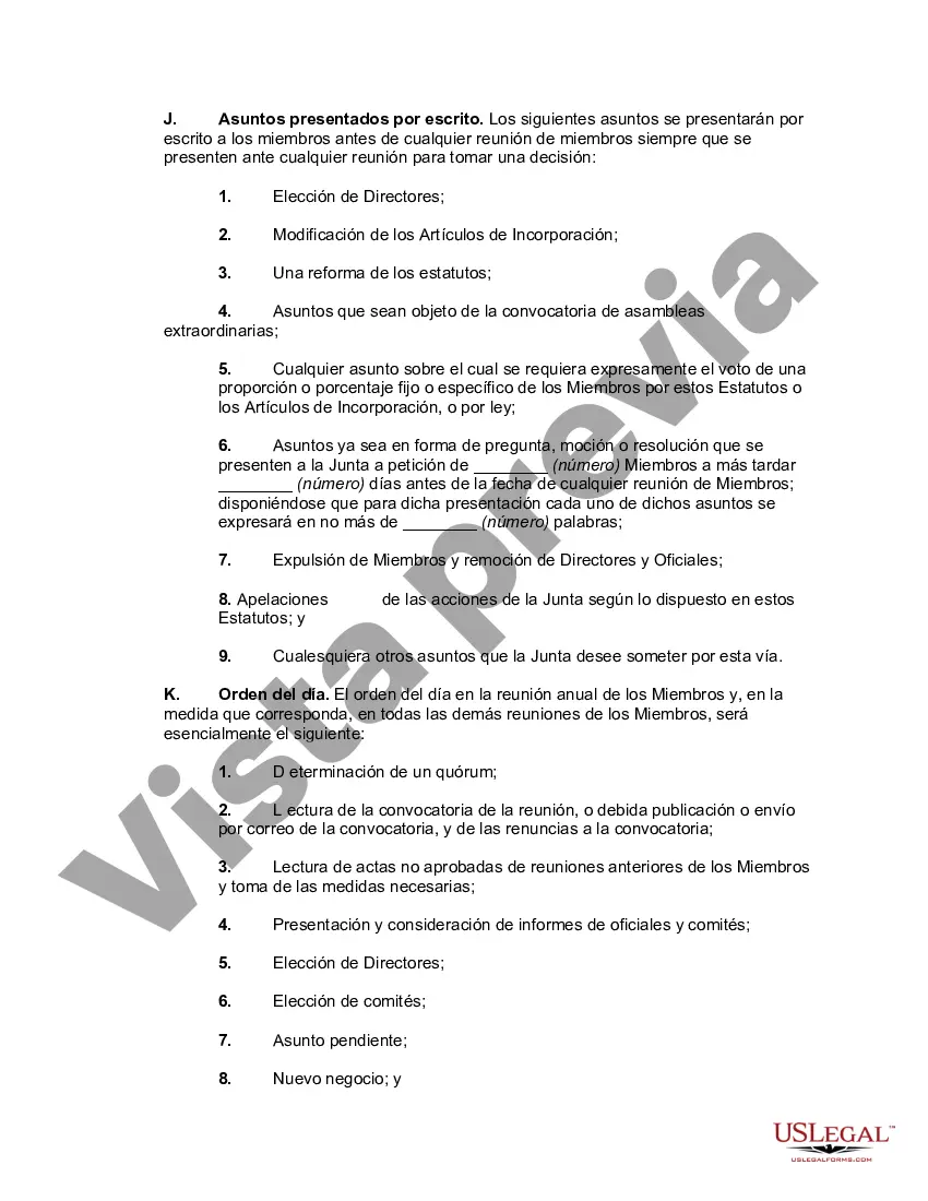 Preview Estatutos Sociales de Cooperativa de Apartamentos - Sociedad Anónima