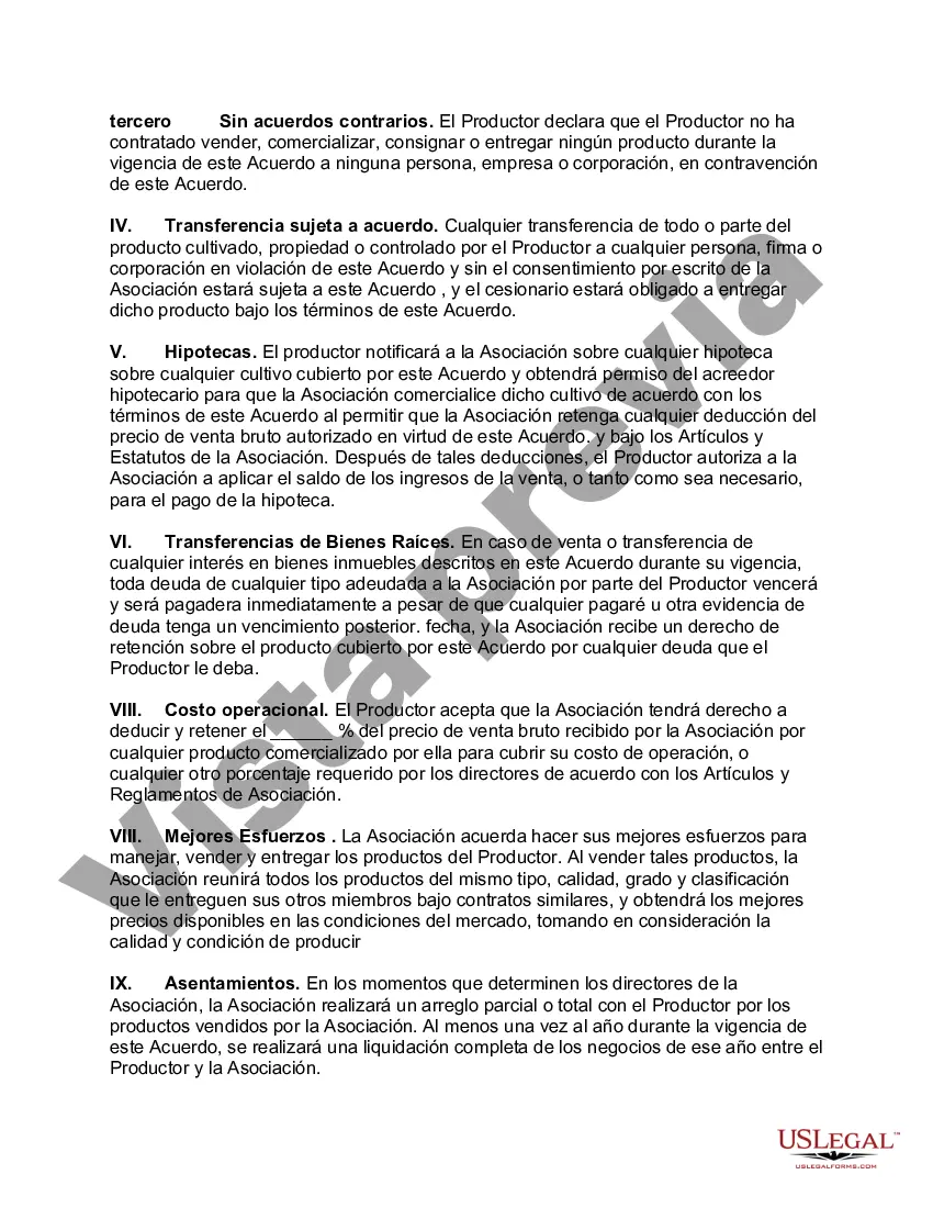 Preview Convenio de Comercialización con Asociación Cooperativa de Hortalizas