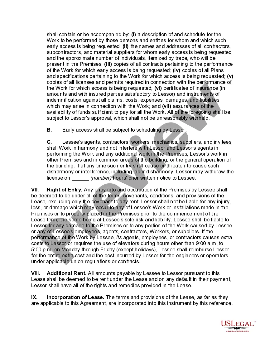 Get Agreement to Make Improvements to Leased Property Preview Agreement to Make Improvements to Leased Property