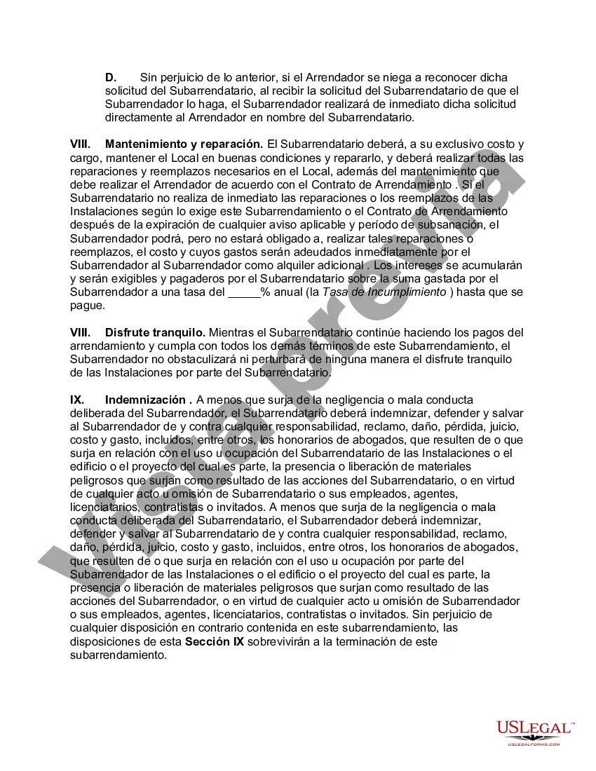 Preview Subarriendo de Espacio de Oficina con Venta de Mobiliario y Telefonía