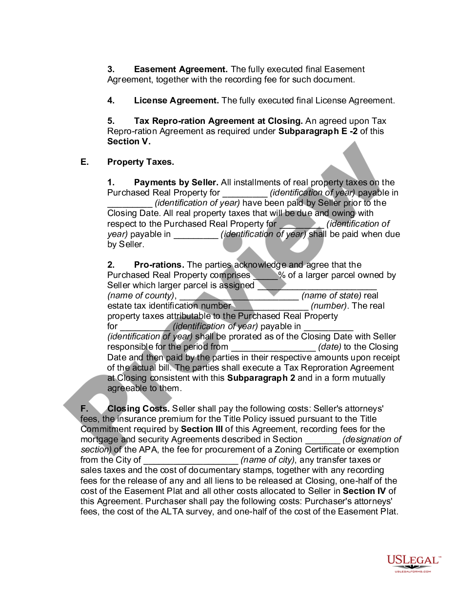 page 7 Contract for Sale of Manufacturing Facility Pursuant to Asset Purchase Agreement preview
