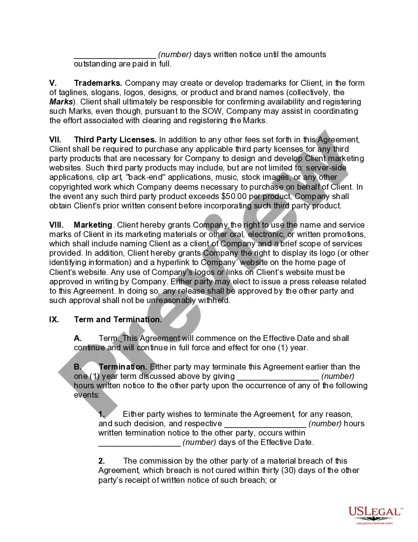 Get Agreement for Marketing and Brand Development Services Preview Agreement for Marketing and Brand Development Services