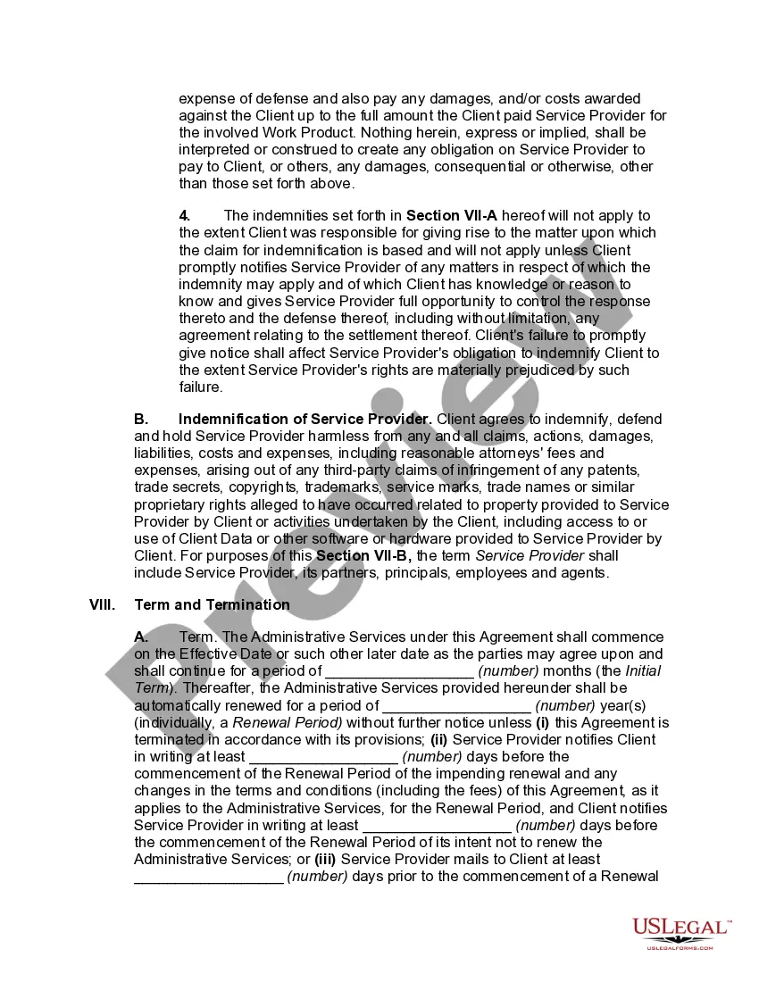 Preview Network Services Agreement