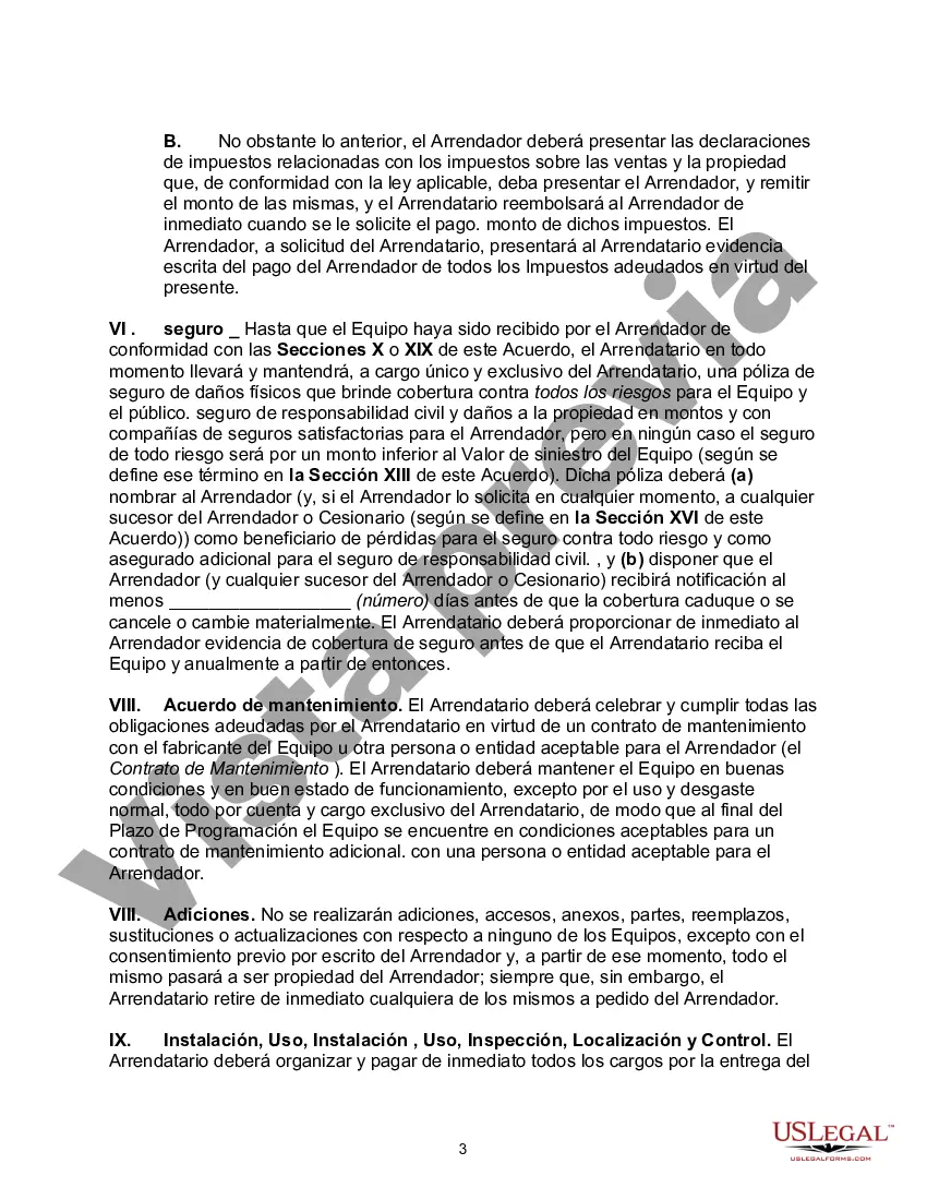 Preview Contrato de arrendamiento de equipo maestro