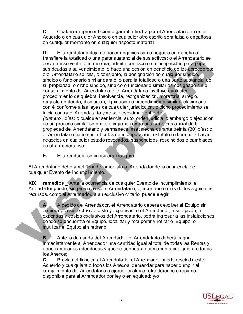 Preview Contrato de arrendamiento de equipo maestro