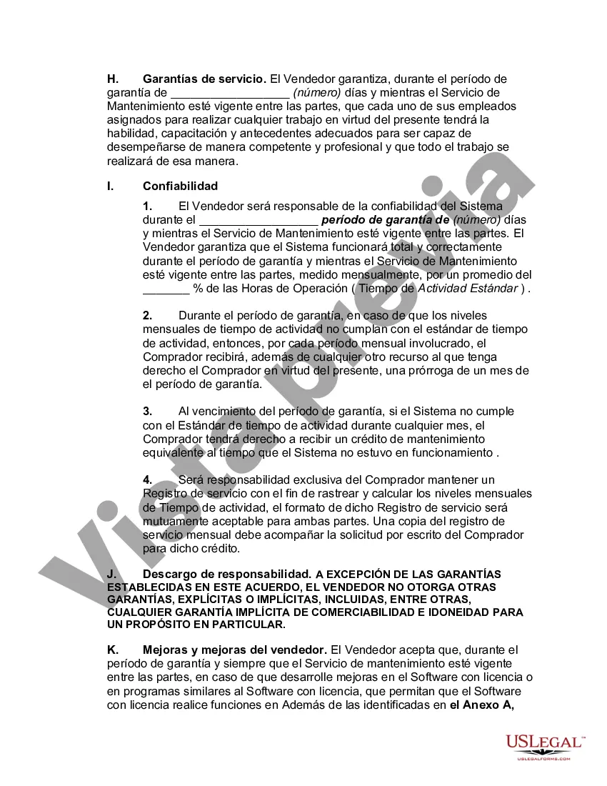 Preview Acuerdo de hardware y software llave en mano