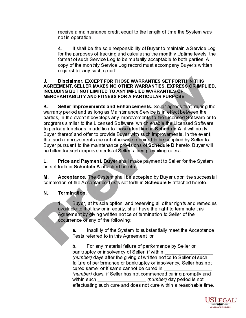 Get Turnkey Hardware and Software Agreement Preview Turnkey Hardware and Software Agreement