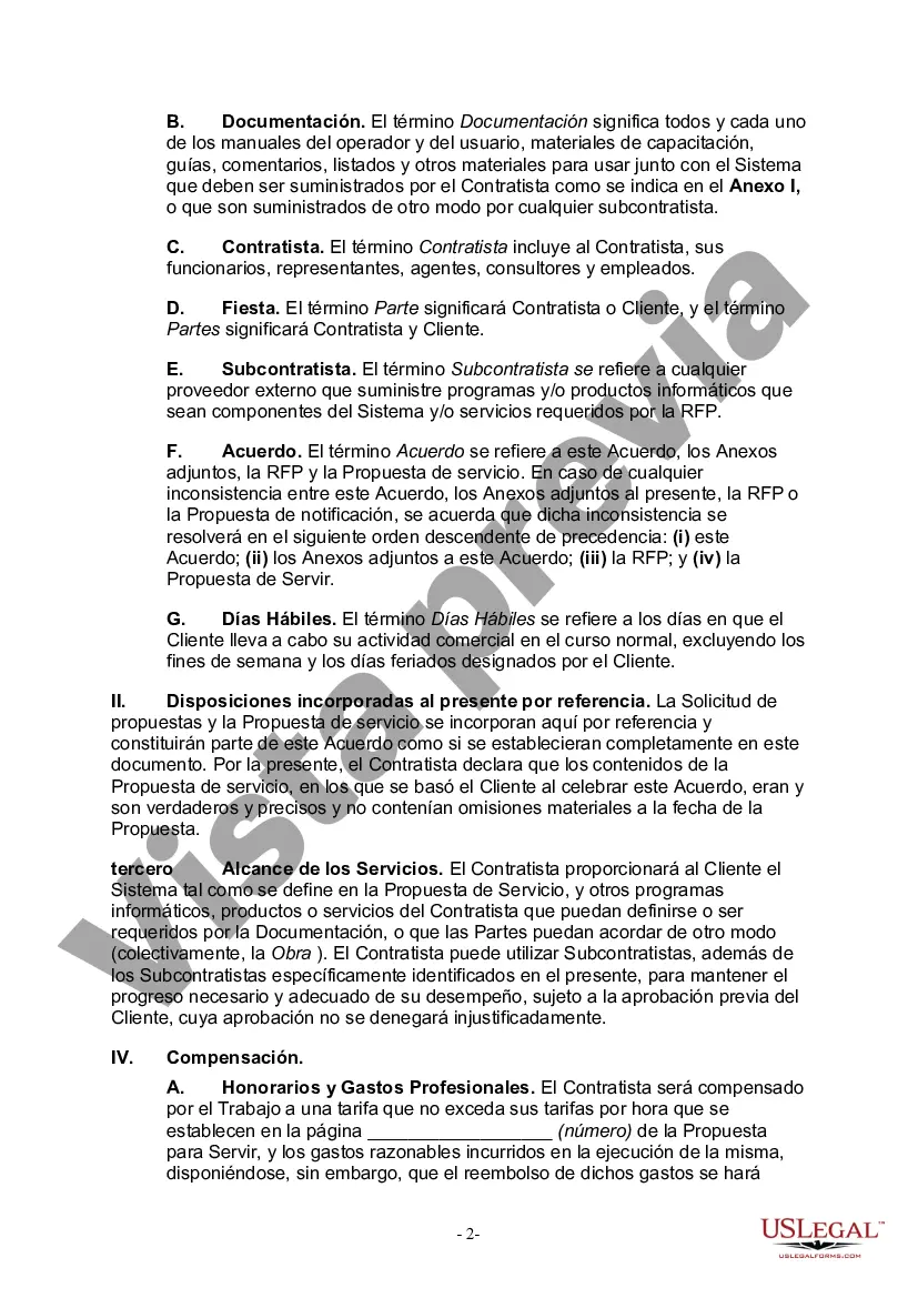 Preview Acuerdo para la Adquisición e Integración del Sistema