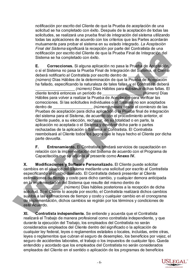 Preview Acuerdo para la Adquisición e Integración del Sistema