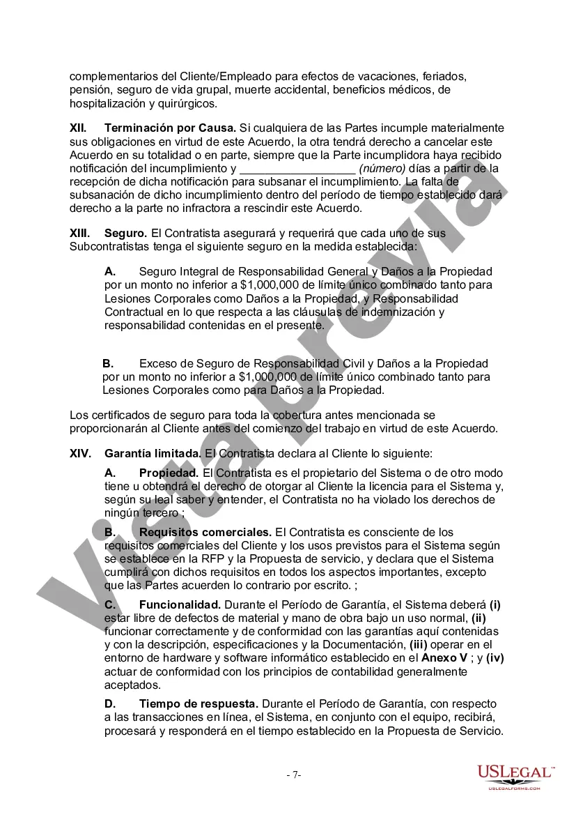 Preview Acuerdo para la Adquisición e Integración del Sistema