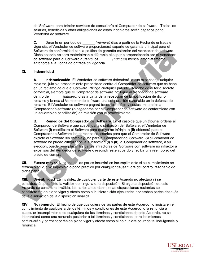 Preview Acuerdo de adquisición de software