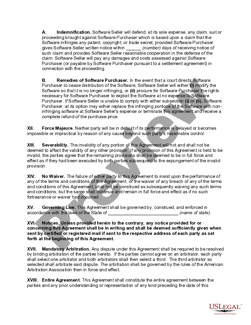 Get Software Acquisition Agreement Preview Software Acquisition Agreement