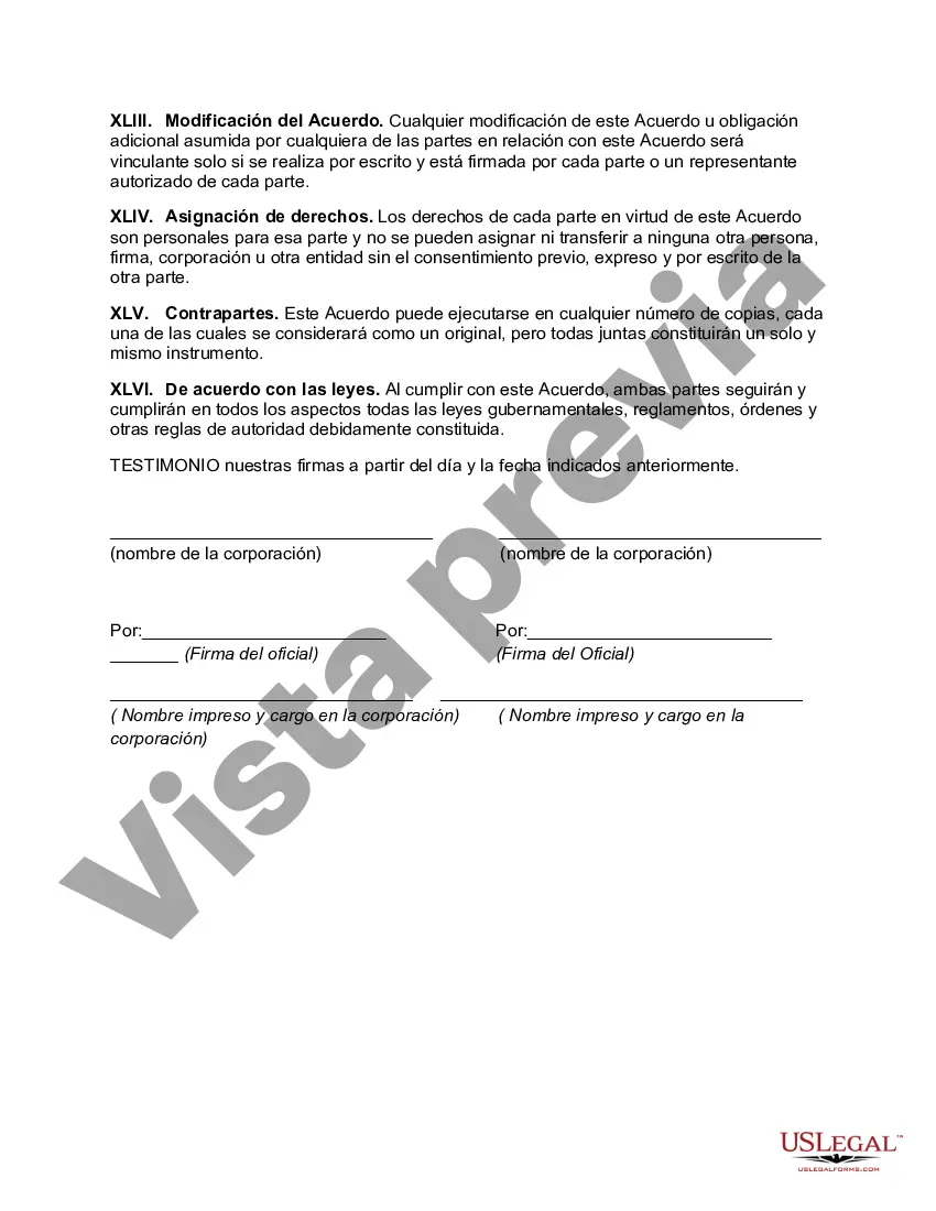 Preview Acuerdo de Servicios de Integración