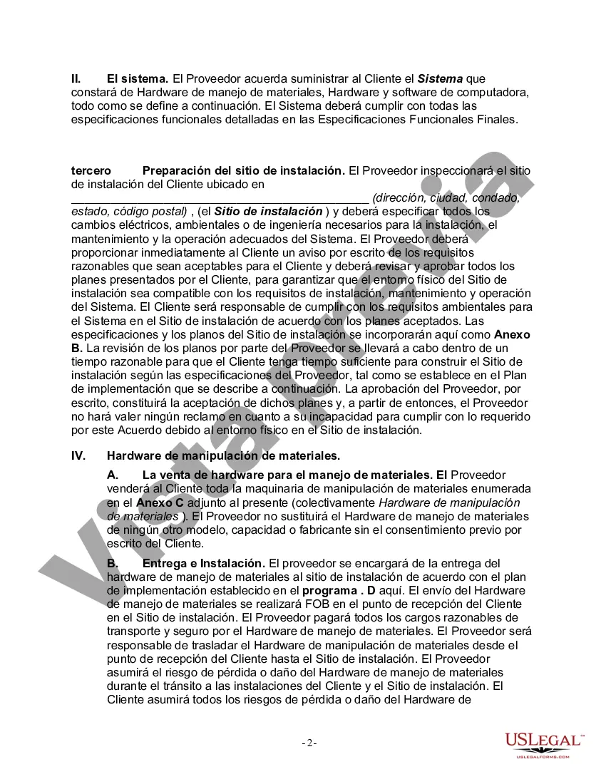 Preview Acuerdo de Adquisición e Integración del Sistema