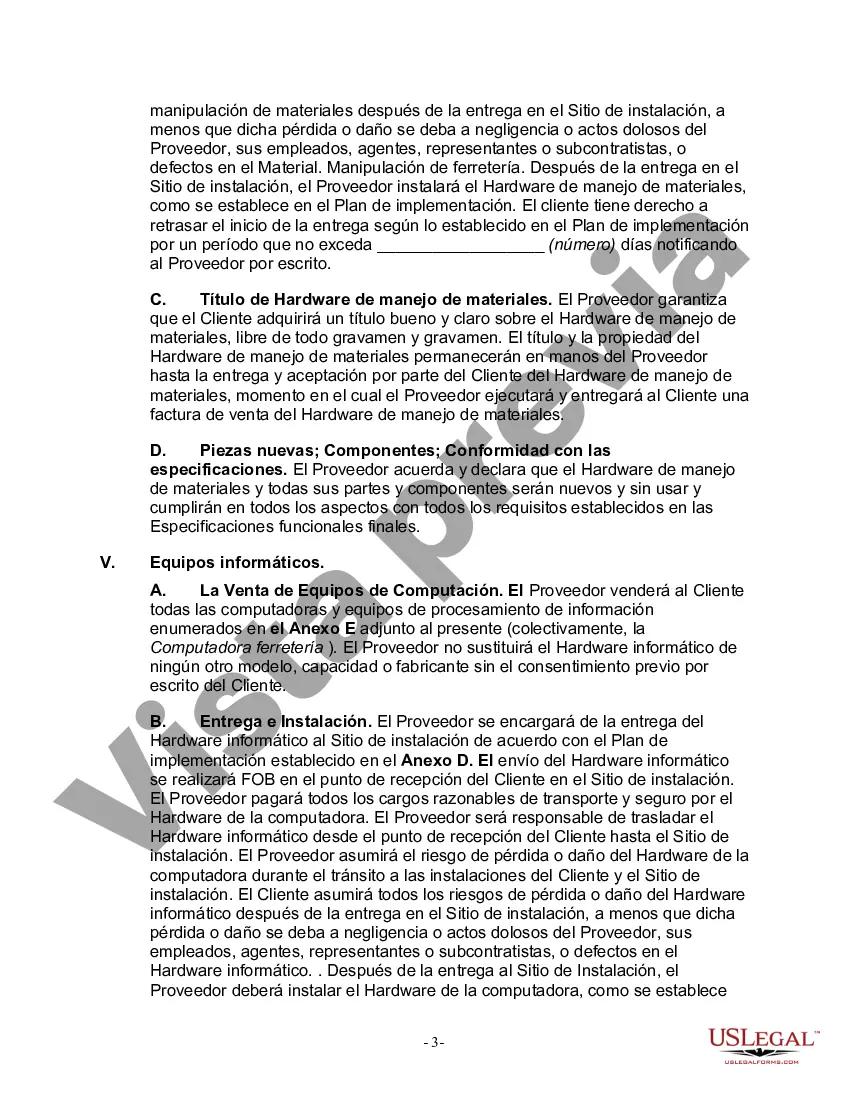 Preview Acuerdo de Adquisición e Integración del Sistema