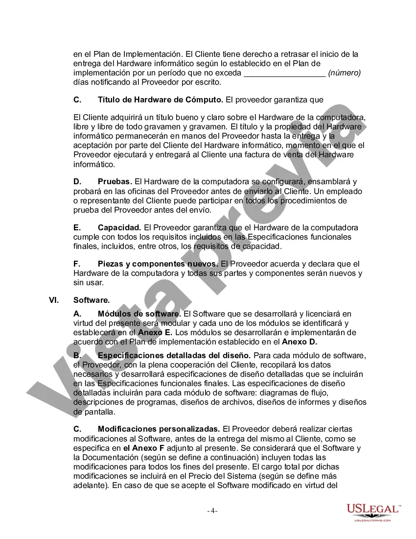 Preview Acuerdo de Adquisición e Integración del Sistema