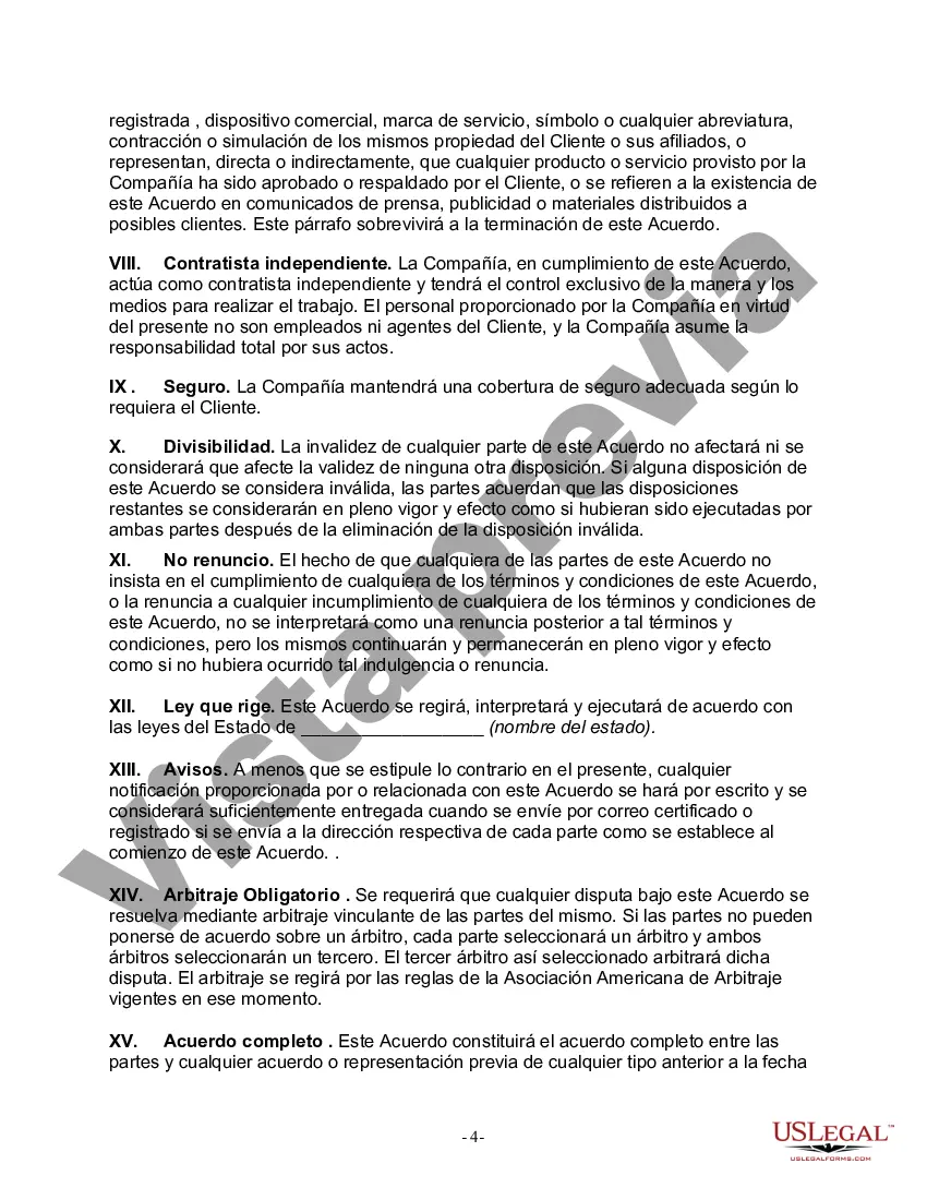 Preview Contrato de Servicios de Mantenimiento de Equipos y Software Orientado al Usuario