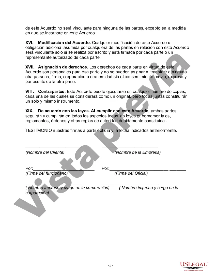 Preview Contrato de Servicios de Mantenimiento de Equipos y Software Orientado al Usuario