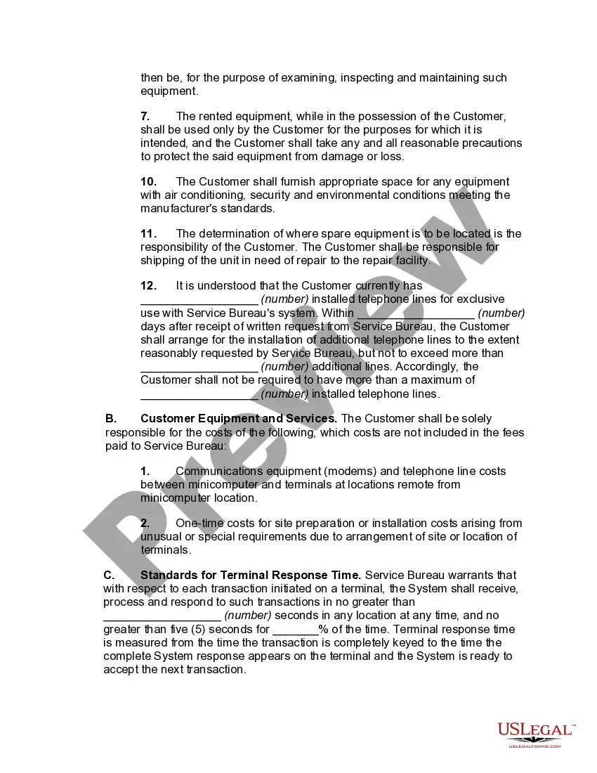 Get Service Bureau Distribution System Agreement Preview Service Bureau Distribution System Agreement