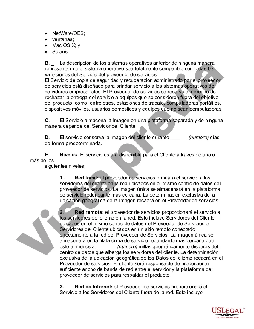 Preview Contrato de servicio de copia de seguridad y recuperación gestionada