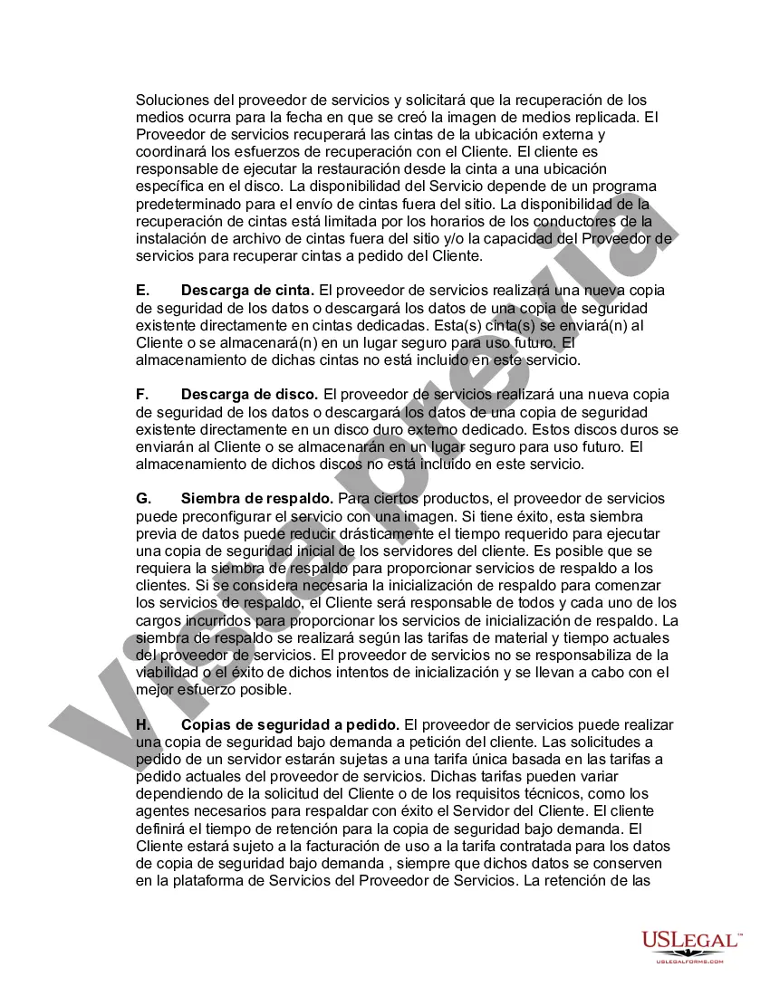 Preview Contrato de servicio de copia de seguridad y recuperación gestionada