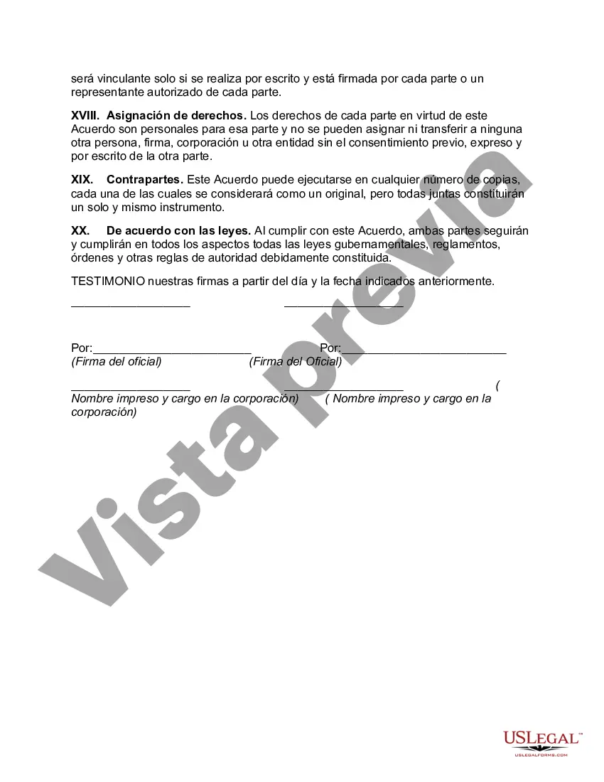 Preview Contrato de Servicios de Outsourcing de Gestión