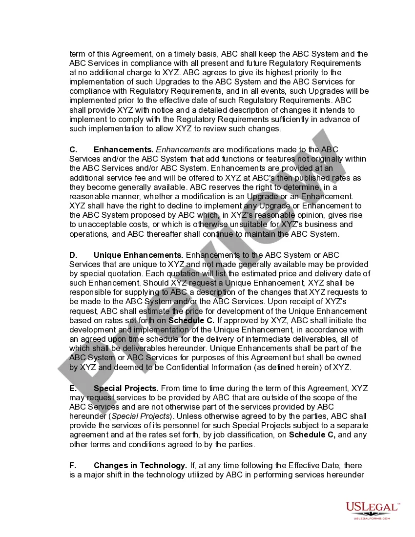 Get Processing and Services Outsourcing Agreement Preview Processing and Services Outsourcing Agreement