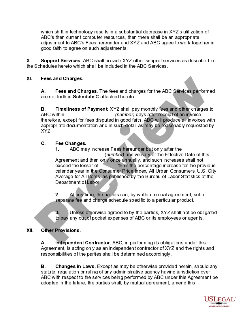 Get Processing and Services Outsourcing Agreement Preview Processing and Services Outsourcing Agreement