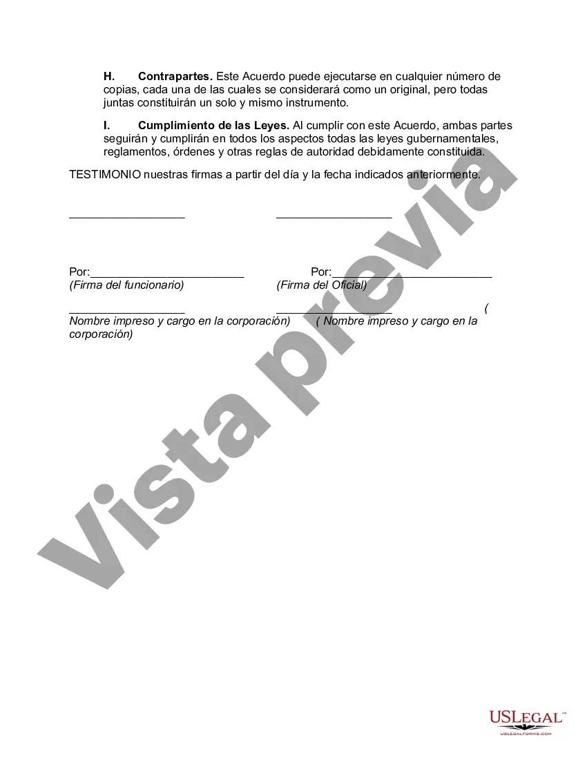 Preview Acuerdo de intercambio de datos