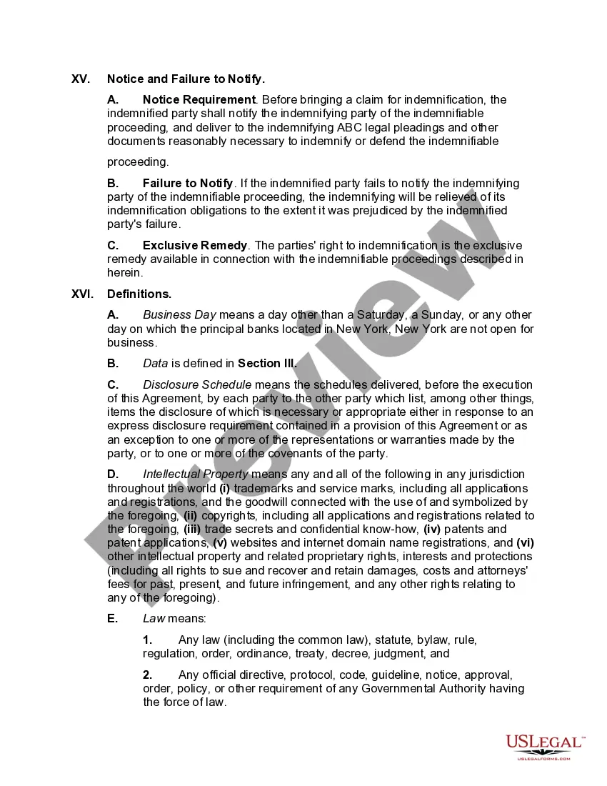 Preview Data Sharing Agreement