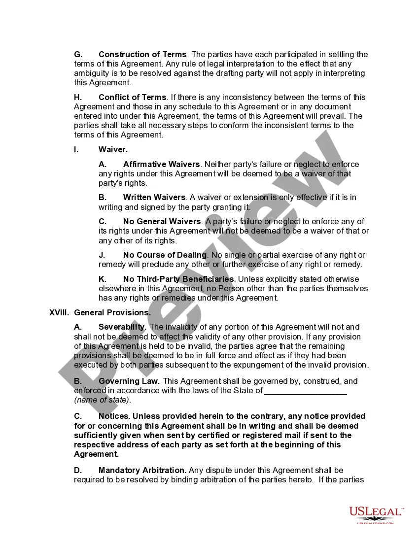 Preview Data Sharing Agreement