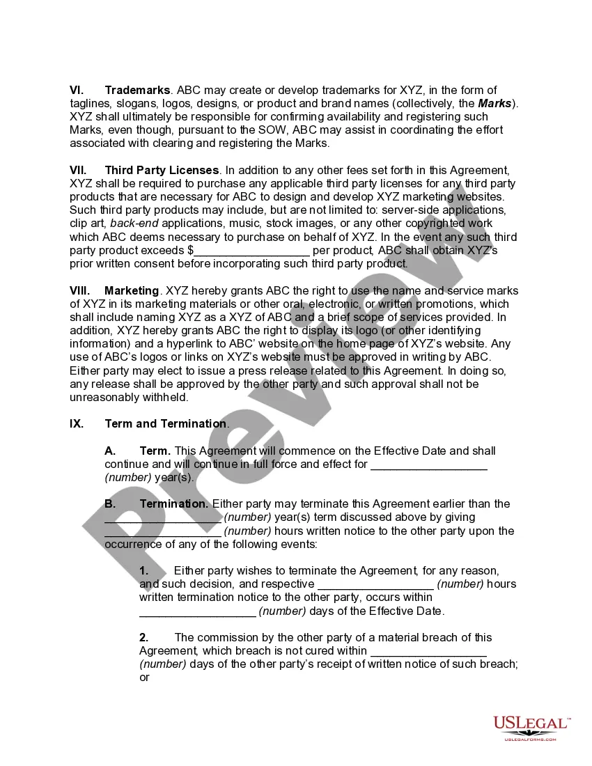 Get Agreement for Marketing and Brand Development Services Preview Agreement for Marketing and Brand Development Services