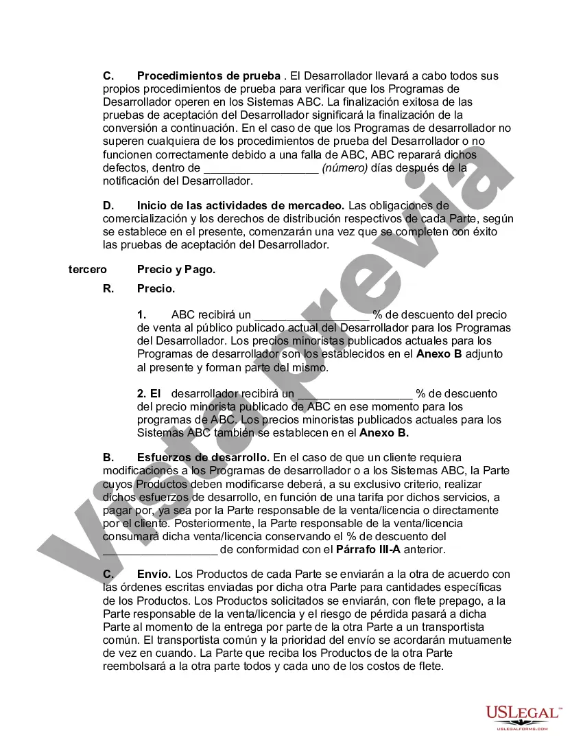 Preview Acuerdo de desarrollo y mercadeo conjunto con respecto a hardware informático y software relacionado