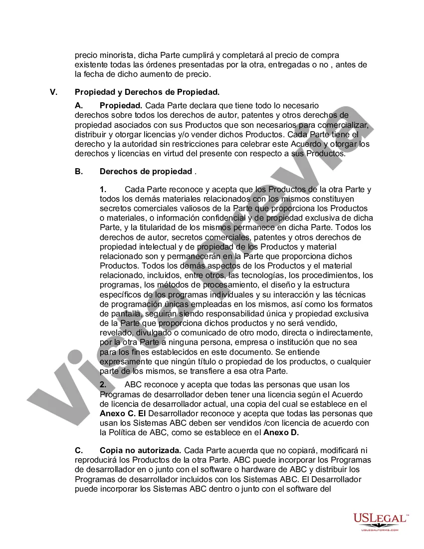 Preview Acuerdo de desarrollo y mercadeo conjunto con respecto a hardware informático y software relacionado