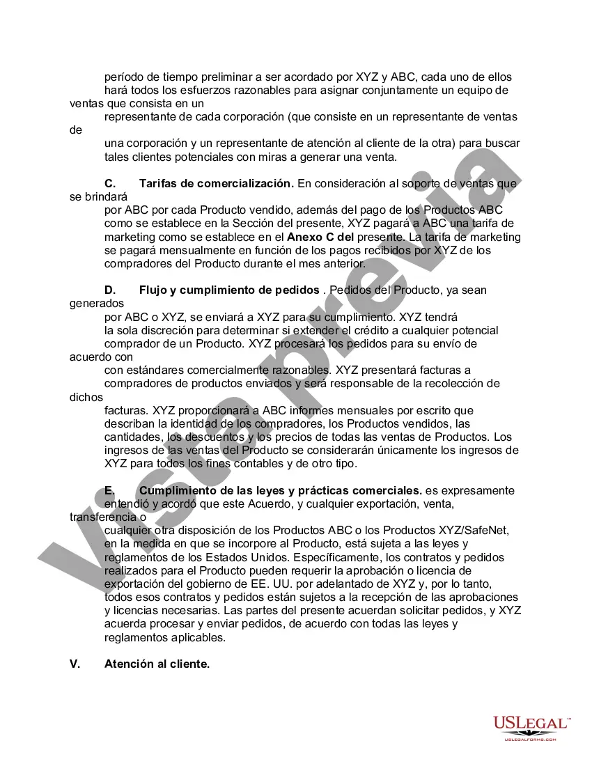 Preview Acuerdo de Desarrollo y Comercialización Conjunta para la Seguridad de Redes